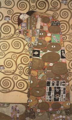 Gustav Klimt Fulfilment,pattern for the Stoclet Frieze,around (mk20) France oil painting art